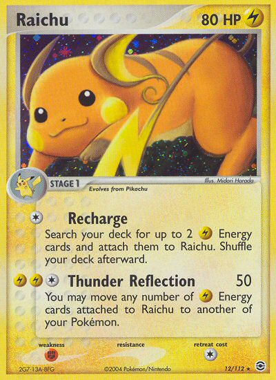 Raichu (12/112) [EX: FireRed & LeafGreen] | Fandemonia Ltd