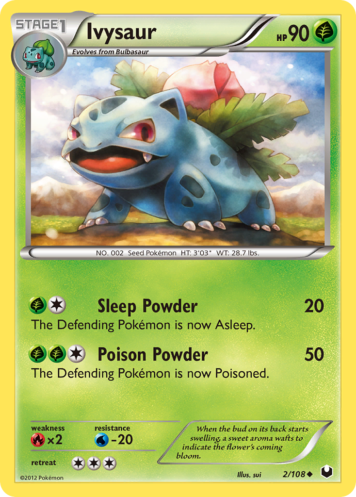 Ivysaur (2/108) [Black & White: Dark Explorers] | Fandemonia Ltd