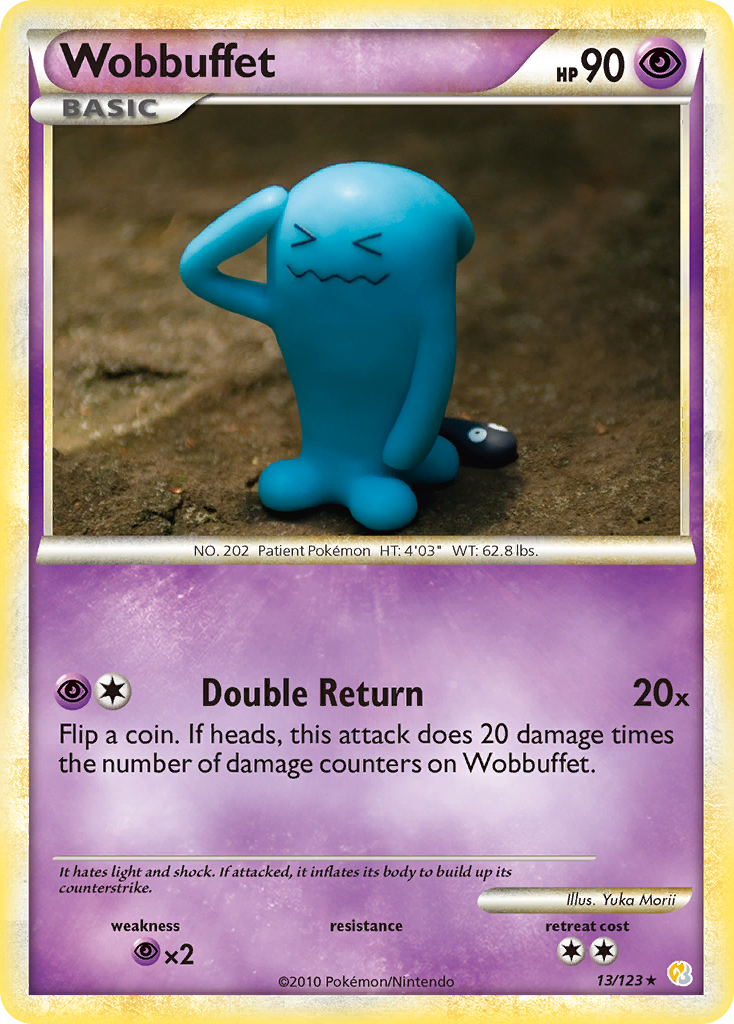 Wobbuffet (13/123) [HeartGold & SoulSilver: Base Set] | Fandemonia Ltd