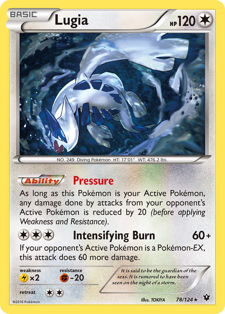 Lugia (78/124) [XY: Fates Collide] | Fandemonia Ltd