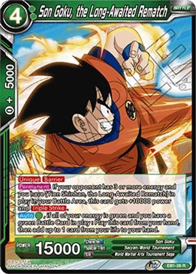 Son Goku, the Long-Awaited Rematch (EB1-026) [Battle Evolution Booster] | Fandemonia Ltd