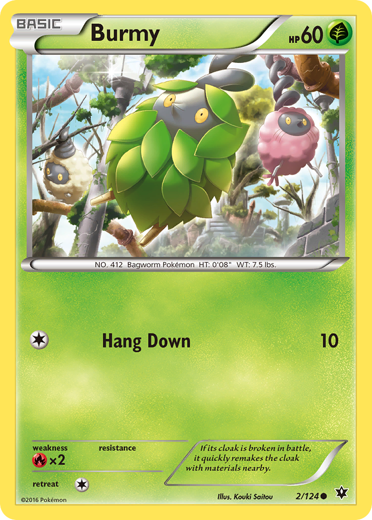 Burmy (2/124) [XY: Fates Collide] | Fandemonia Ltd