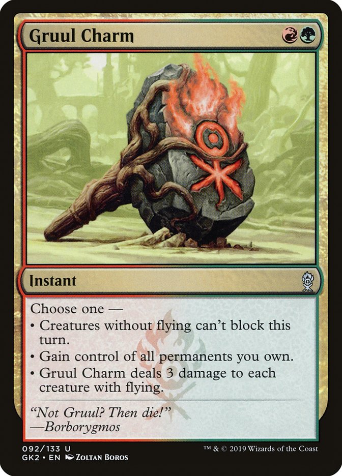 Gruul Charm [Ravnica Allegiance Guild Kit] | Fandemonia Ltd