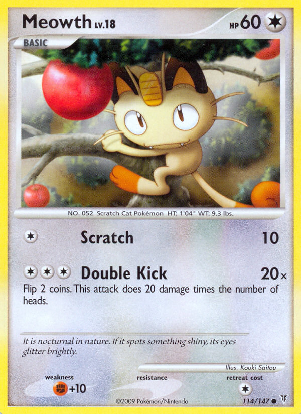 Meowth (114/147) [Platinum: Supreme Victors] | Fandemonia Ltd