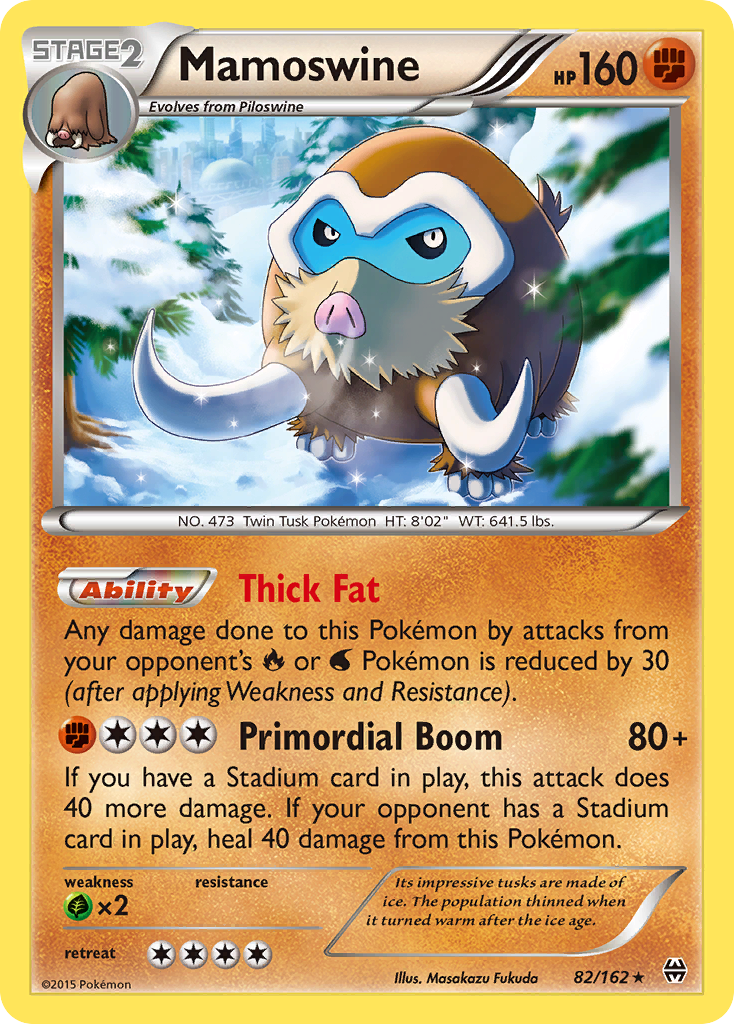 Mamoswine (82/162) [XY: BREAKthrough] | Fandemonia Ltd