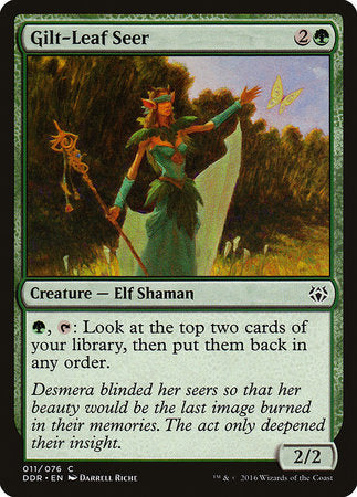 Gilt-Leaf Seer [Duel Decks: Nissa vs. Ob Nixilis] | Fandemonia Ltd