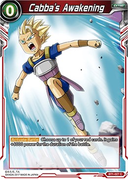 Cabba's Awakening (BT1-027) [Galactic Battle] | Fandemonia Ltd