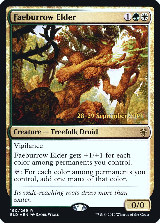 Faeburrow Elder  [Throne of Eldraine Prerelease Promos] | Fandemonia Ltd