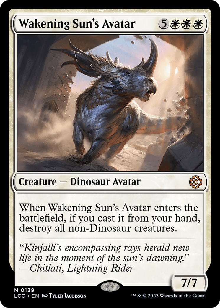 Wakening Sun's Avatar [The Lost Caverns of Ixalan Commander] | Fandemonia Ltd