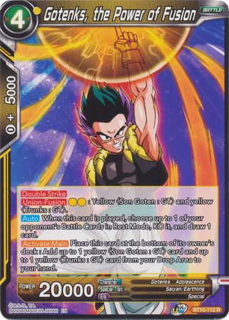 Gotenks, the Power of Fusion [BT10-112] | Fandemonia Ltd