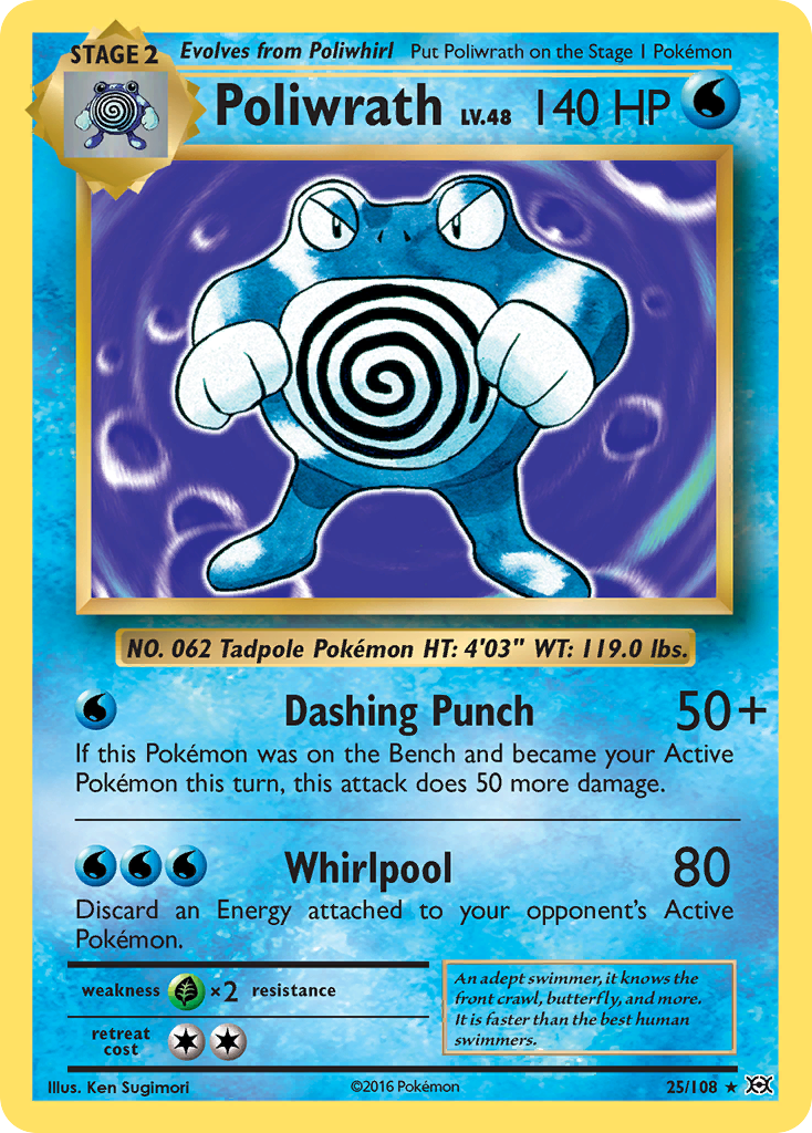 Poliwrath (25/108) [XY: Evolutions] | Fandemonia Ltd