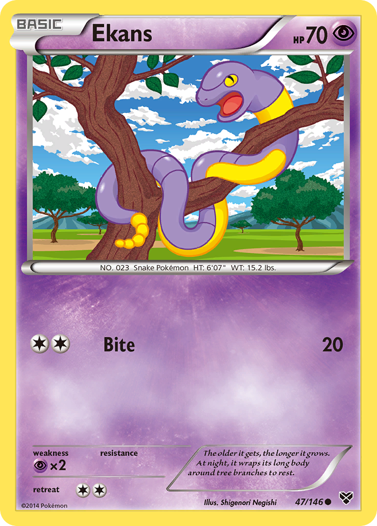 Ekans (47/146) [XY: Base Set] | Fandemonia Ltd