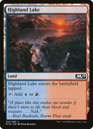 Highland Lake [Core Set 2019] | Fandemonia Ltd