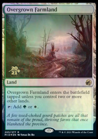 Overgrown Farmland [Innistrad: Midnight Hunt Prerelease Promos] | Fandemonia Ltd