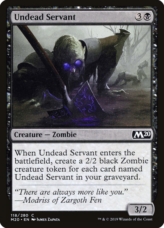 Undead Servant [Core Set 2020] | Fandemonia Ltd