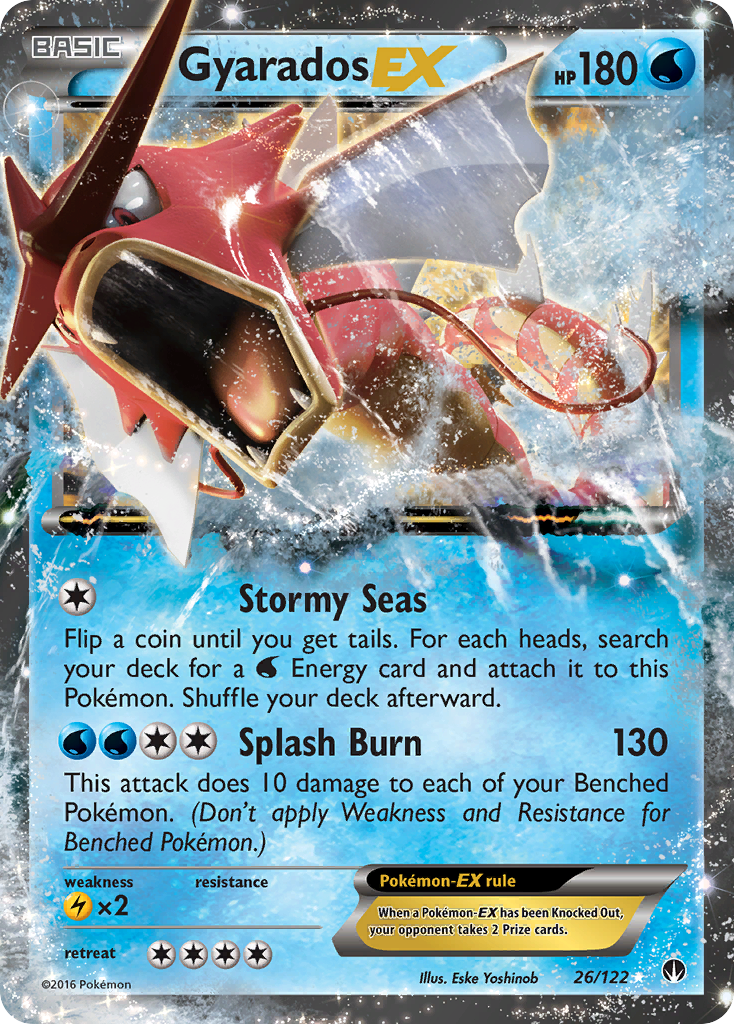 Gyarados EX (26/122) [XY: BREAKpoint] | Fandemonia Ltd