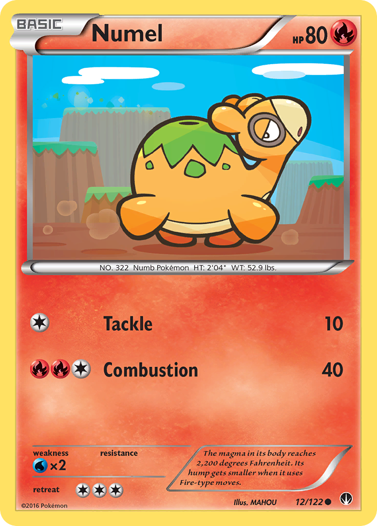 Numel (12/122) [XY: BREAKpoint] | Fandemonia Ltd