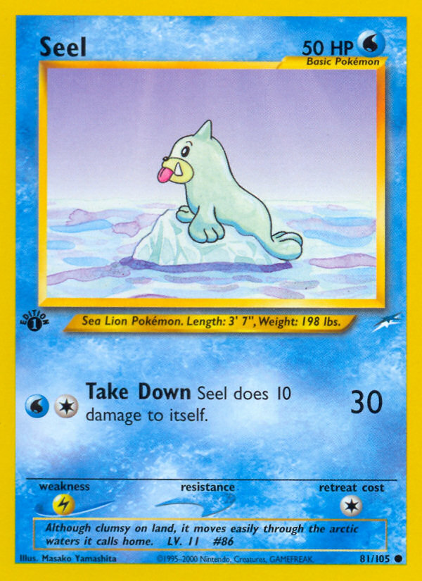 Seel (81/105) [Neo Destiny 1st Edition] | Fandemonia Ltd