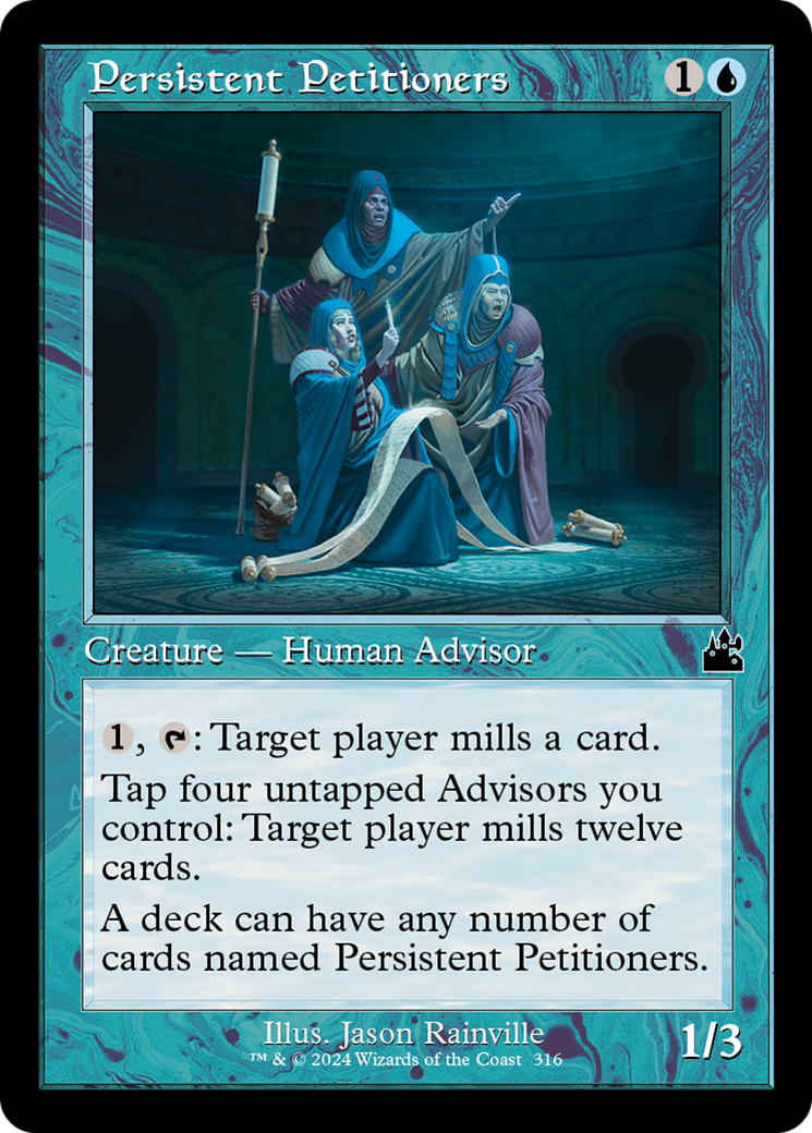 Persistent Petitioners (Retro Frame) [Ravnica Remastered] | Fandemonia Ltd