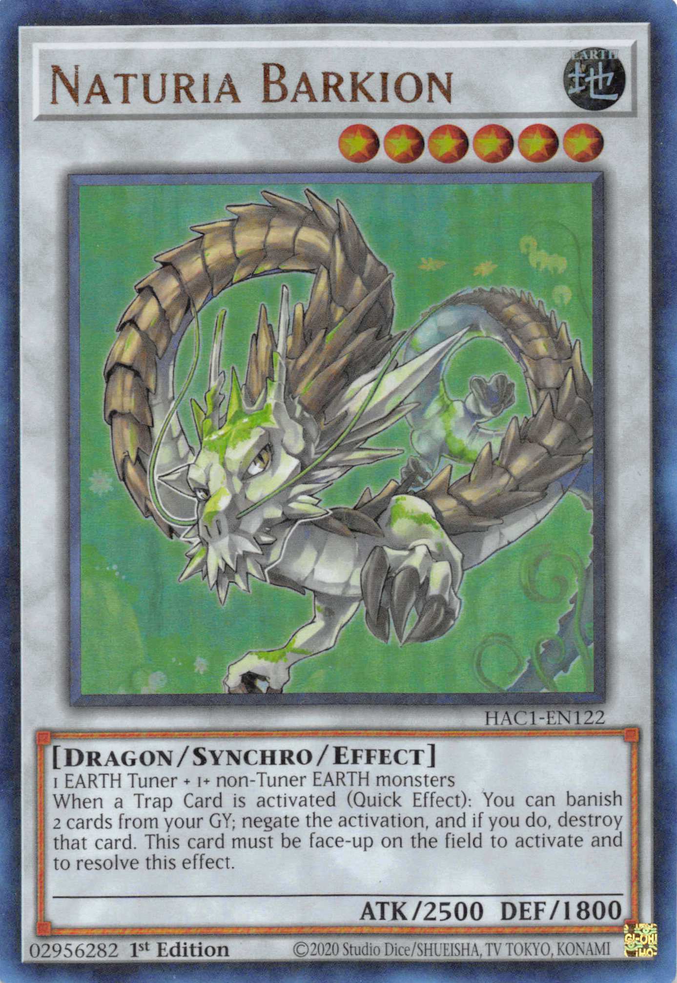 Naturia Barkion (Duel Terminal) [HAC1-EN122] Parallel Rare | Fandemonia Ltd