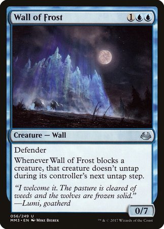 Wall of Frost [Modern Masters 2017] | Fandemonia Ltd