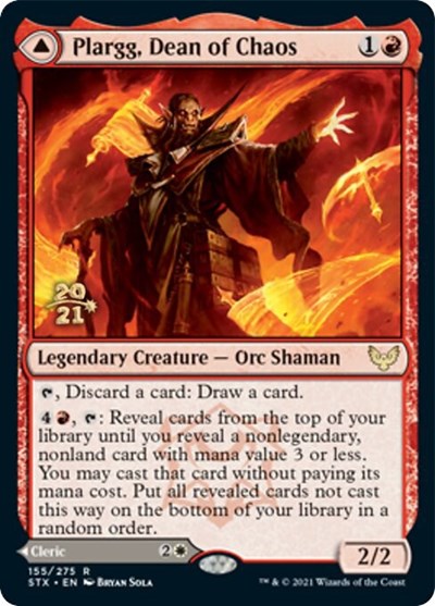 Plargg, Dean of Chaos // Augusta, Dean of Order [Strixhaven: School of Mages Prerelease Promos] | Fandemonia Ltd