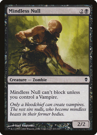 Mindless Null [Zendikar] | Fandemonia Ltd