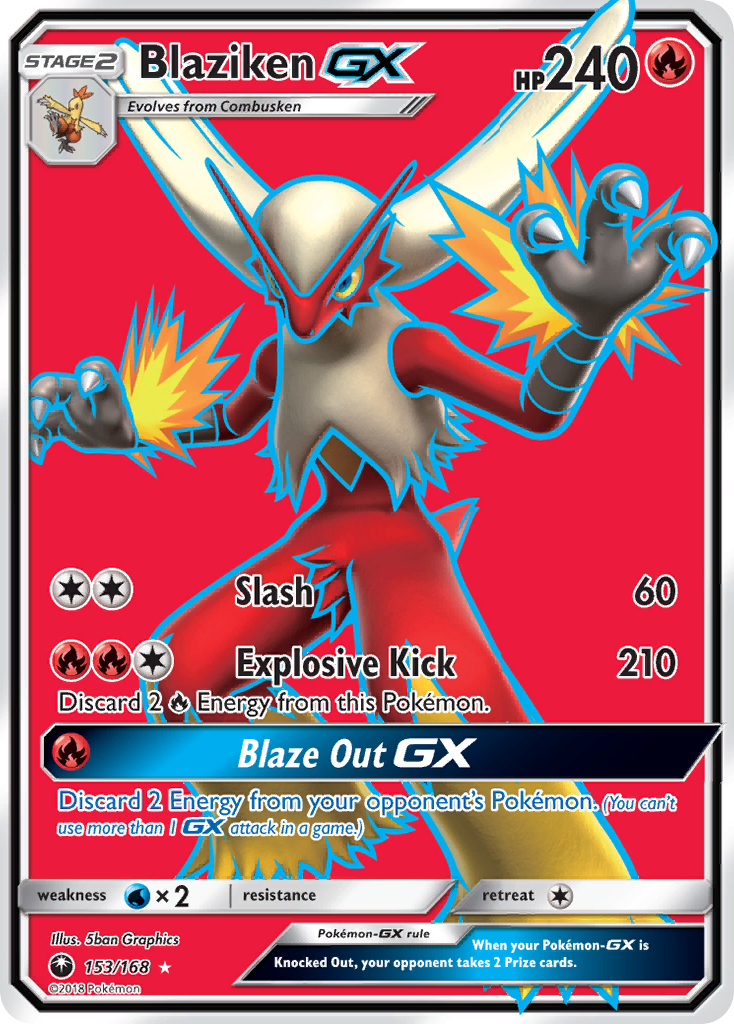 Blaziken GX (153/168) [Sun & Moon: Celestial Storm] | Fandemonia Ltd