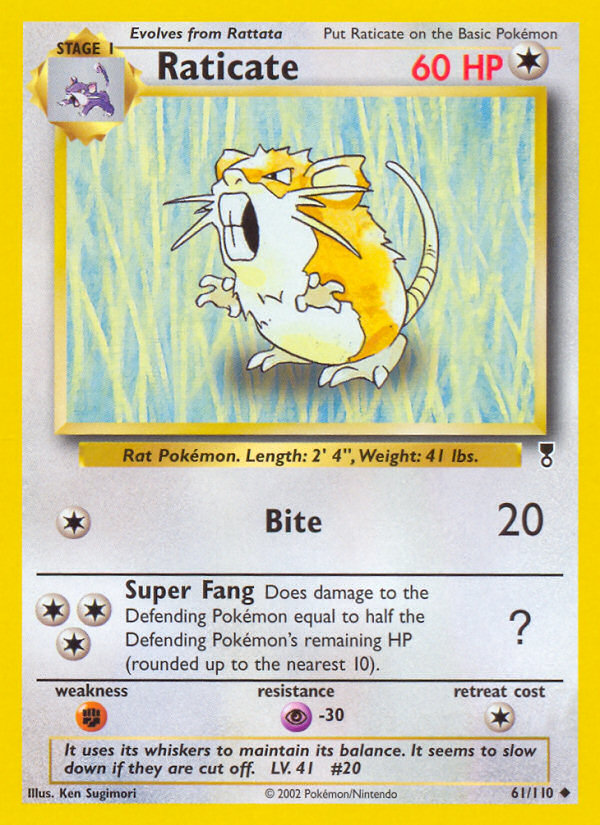 Raticate (61/110) [Legendary Collection] | Fandemonia Ltd