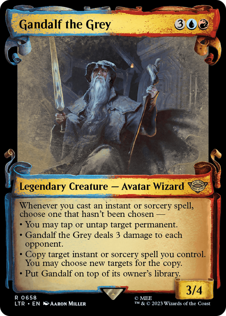 Gandalf the Grey [The Lord of the Rings: Tales of Middle-Earth Showcase Scrolls] | Fandemonia Ltd