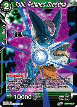 Tobi, Feigned Greeting (Rare) [BT13-068] | Fandemonia Ltd