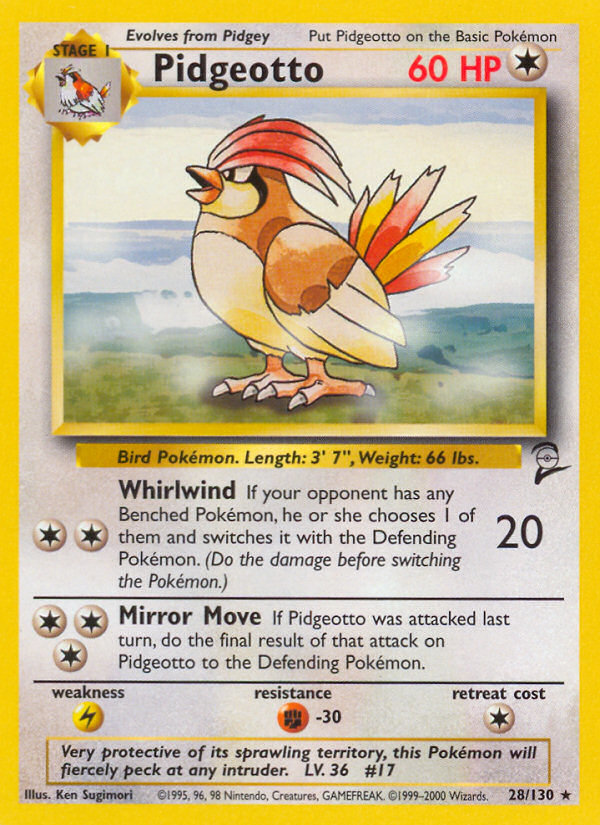 Pidgeotto (28/130) [Base Set 2] | Fandemonia Ltd