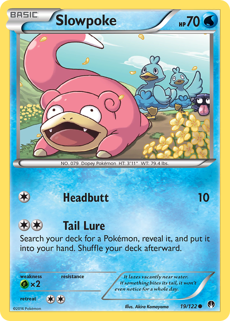 Slowpoke (19/122) [XY: BREAKpoint] | Fandemonia Ltd