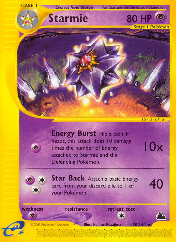 Starmie (30/144) [Skyridge] | Fandemonia Ltd