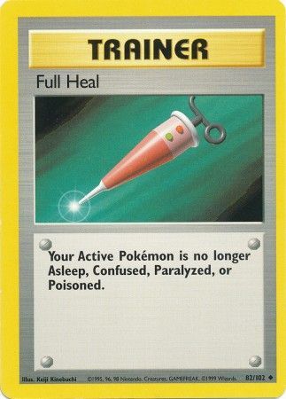 Full Heal (82/102) [Base Set Unlimited] | Fandemonia Ltd