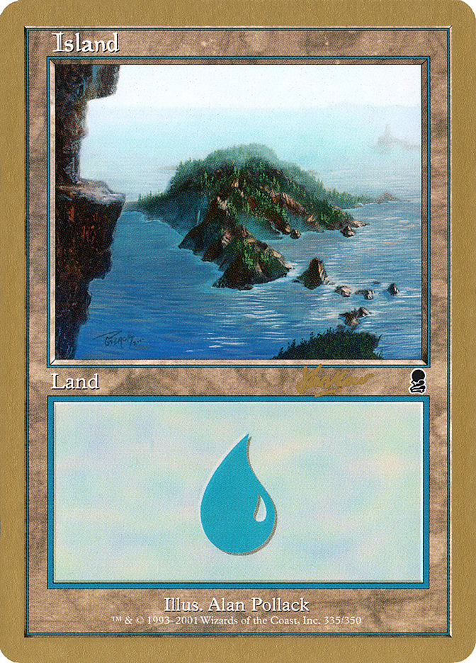 Island (shh335) (Sim Han How) [World Championship Decks 2002] | Fandemonia Ltd