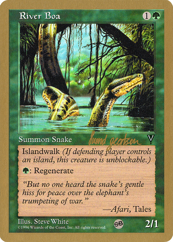 River Boa (Svend Geertsen) (SB) [World Championship Decks 1997] | Fandemonia Ltd