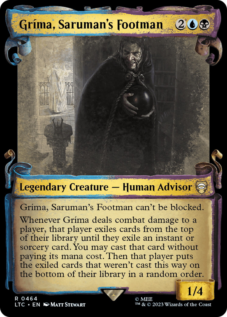 Grima, Saruman's Footman [The Lord of the Rings: Tales of Middle-Earth Commander Showcase Scrolls] | Fandemonia Ltd