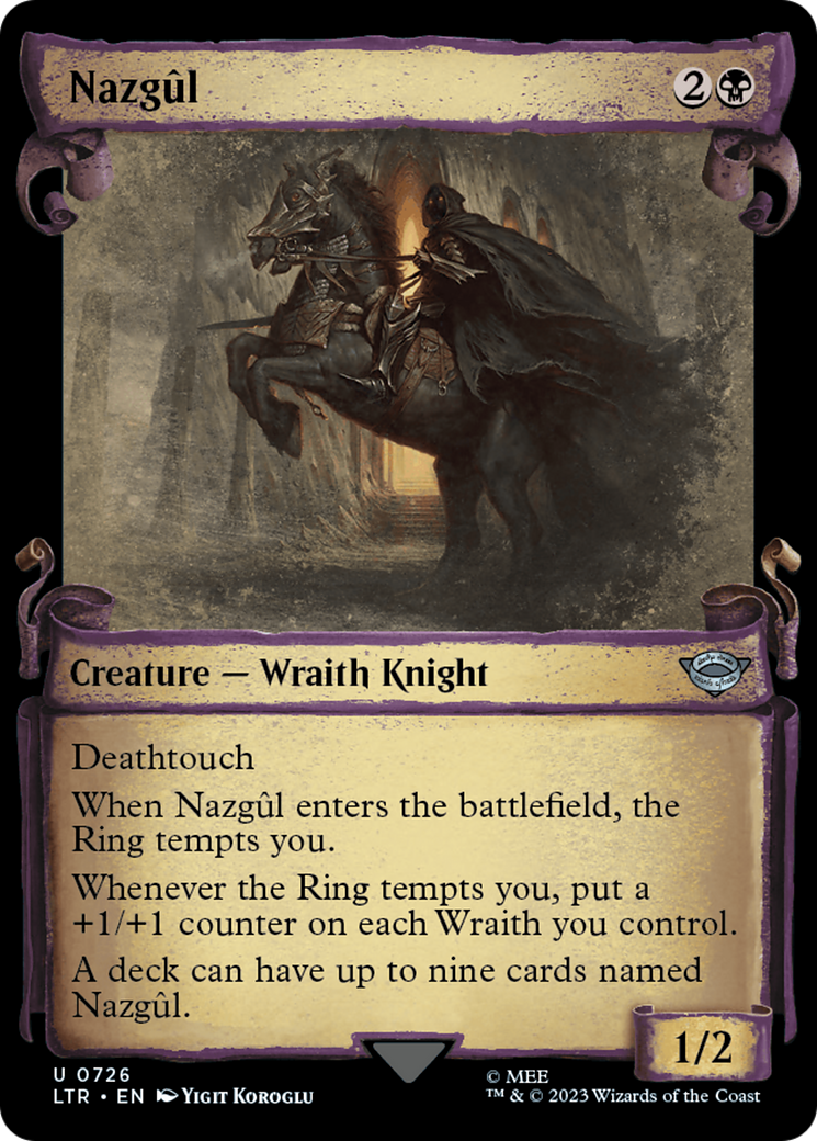 Nazgul (0726) [The Lord of the Rings: Tales of Middle-Earth Showcase Scrolls] | Fandemonia Ltd