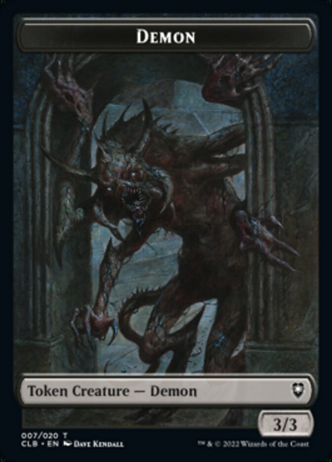 Demon Token [Commander Legends: Battle for Baldur's Gate Tokens] | Fandemonia Ltd