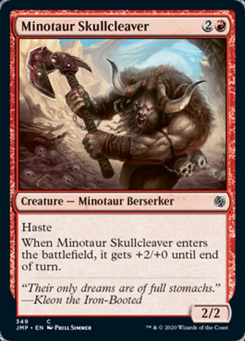 Minotaur Skullcleaver [Jumpstart] | Fandemonia Ltd