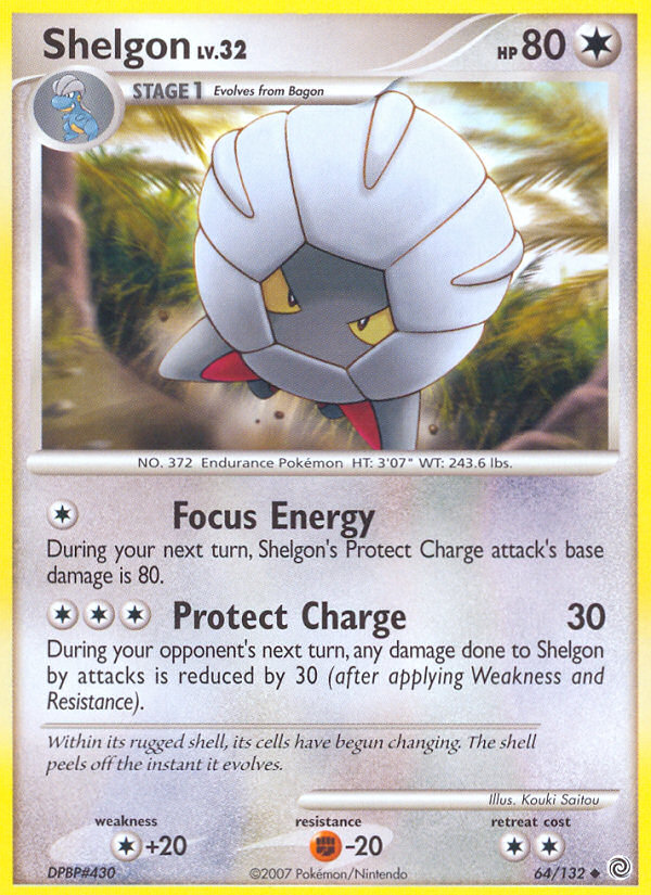 Shelgon (64/132) [Diamond & Pearl: Secret Wonders] | Fandemonia Ltd