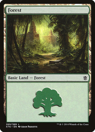 Forest (269) [Khans of Tarkir] | Fandemonia Ltd