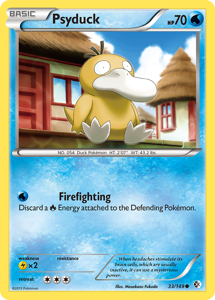 Psyduck (33/149) [Black & White: Boundaries Crossed] | Fandemonia Ltd