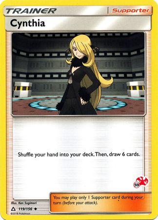 Cynthia (119/156) (Charizard Stamp #59) [Battle Academy 2020] | Fandemonia Ltd