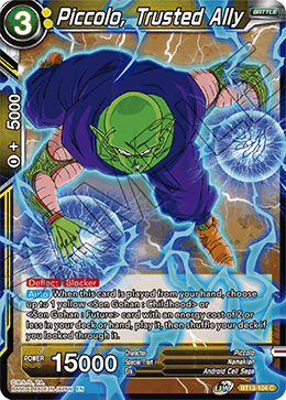 Piccolo, Trusted Ally (Common) [BT13-104] | Fandemonia Ltd