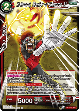 Kahseral, Warrior of Universe 11 (BT14-026) [Cross Spirits] | Fandemonia Ltd