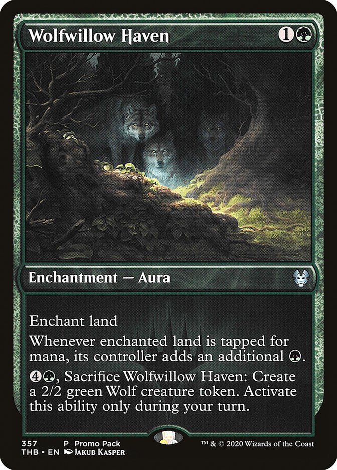 Wolfwillow Haven (Promo Pack) [Theros Beyond Death Promos] | Fandemonia Ltd