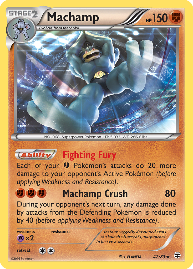 Machamp (42/83) [XY: Generations] | Fandemonia Ltd