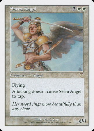 Serra Angel [Seventh Edition] | Fandemonia Ltd